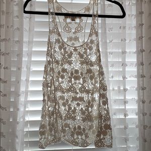 LC crochet razor back tank